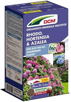 DCM Meststof Rhodo, Hortensia, Azalea & alle zuurminnende planten 1,5 kg