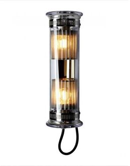 DCW éditions In The Tube 100-350 Wandlamp - Goud - Zilveren mesh - Transparante stop