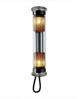 DCW éditions In The Tube 100-500 Wandlamp - Goud - Zilveren mesh - Transparante stop