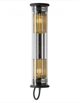 DCW éditions In The Tube 100-500 Wandlamp - Zilver - Gouden mesh - Zwarte stop