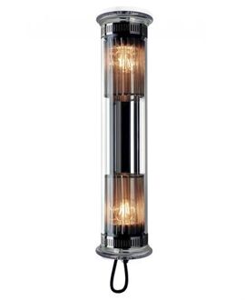 DCW éditions In The Tube 100-500 Wandlamp - Zilver - Zilveren mesh - Transparante stop