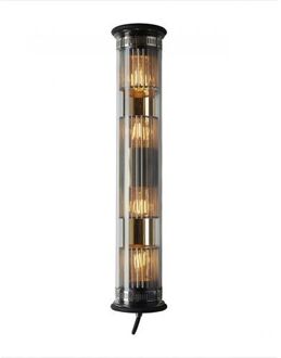 DCW éditions In The Tube 120-700 Wandlamp - Goud - Zilveren mesh - Zwarte stop