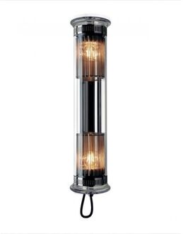 DCW éditions In The Tube 120-700 Wandlamp - Zilver - Gouden mesh - Transparante stop
