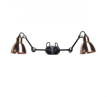 DCW éditions Lampe Gras N204 Double Round Wandlamp - Rauw koper