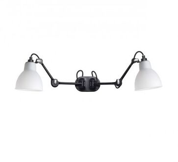 DCW éditions Lampe Gras N204 Double Round Wandlamp - Wit kunststof