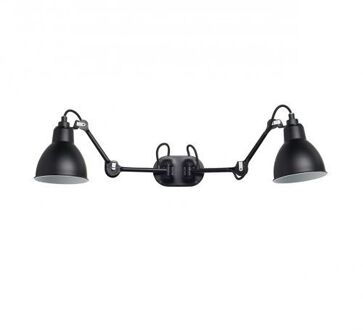 DCW éditions Lampe Gras N204 Double Round Wandlamp - Zwart