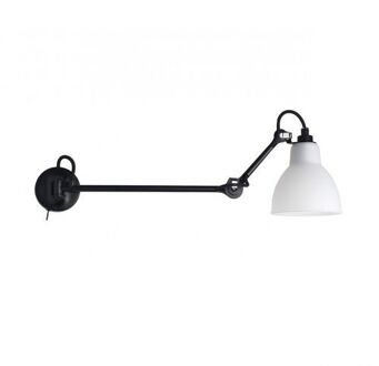 DCW éditions Lampe Gras N204 L 40 Round Wandlamp - Wit kunststof