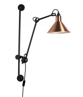 DCW éditions Lampe Gras N210 Conic Wandlamp - Koper/wit