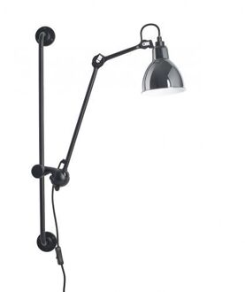 DCW éditions Lampe Gras N210 Round Wandlamp - Chroom