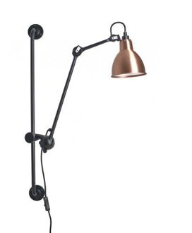 DCW éditions Lampe Gras N210 Round Wandlamp - Koper/wit
