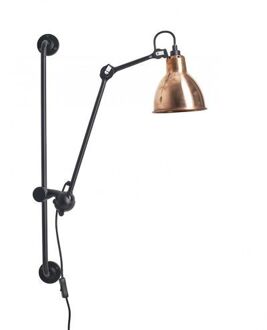 DCW éditions Lampe Gras N210 Round Wandlamp - Rauw koper
