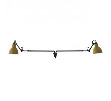 DCW éditions Lampe Gras N213 Double Round Wandlamp - Geel
