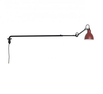DCW éditions Lampe Gras N213 Round Wandlamp - Rood