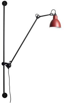 DCW éditions Lampe Gras N214 Round Wandlamp - Rood