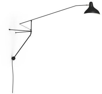 DCW éditions Mantis BS2 Wandlamp - Zwart