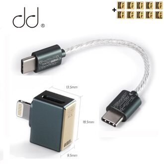 Dd Ddhifi TC05 Type C Naar Type C Datakabel Audio Gegevens Decoderen Kabel Voor Muziekspelers/Smartphones/computer/Hoofdtelefoon Versterker rechtdoor en TC28i