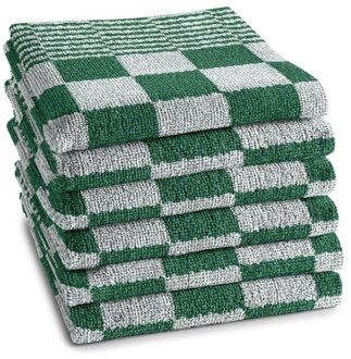 DDDDD Keukendoek Barbeque 50x55cm - green - set van 6 Groen