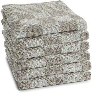 DDDDD keukendoek Barbeque - 50x55cm - Taupe - 6 stuks Bruin