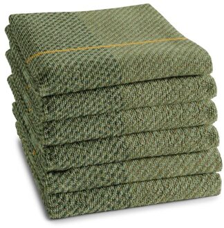 DDDDD keukendoek Blend - 50x55cm - Groen - 6 stuks