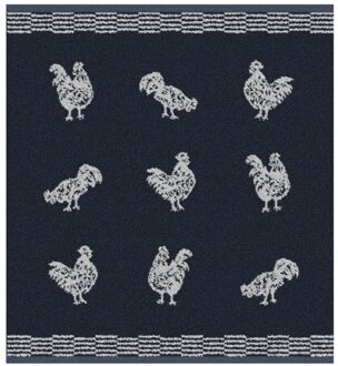 DDDDD keukendoek Goodmorning - 50x55cm - Blauw - 6 stuks