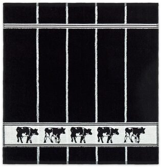 DDDDD Keukendoek Koeien Zwart - 50x55 cm