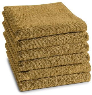 DDDDD Keukendoek Logo Oker - 6 stuks - 50x55 cm