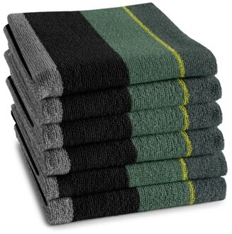 DDDDD keukendoek Rico - 50x55cm - Groen - 6 stuks