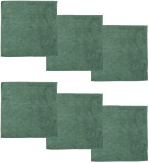 DDDDD microvezeldoek Billie - 30x30 cm - Groen - 6 stuks