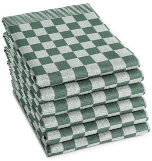 DDDDD Theedoek Barbeque Groen - 6 stuks - 60x65cm
