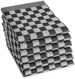 DDDDD Theedoek Barbeque Zwart - 6 stuks - 60x65cm