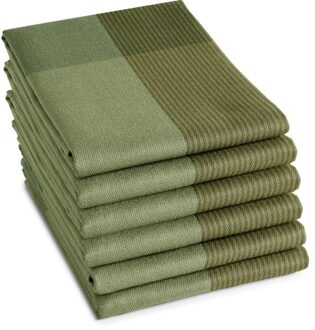DDDDD theedoek Blend - 60x65cm - Groen - 6 stuks