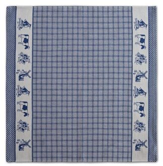 DDDDD theedoek Dutchie - 60x65cm - Blauw - 6 stuks