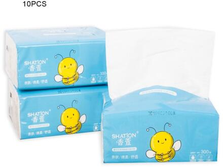 De 10 Zakken Van Wettable Tissue Papier 4-Layer Dikke Natuurlijke Hout Papier Handdoeken Voor Baby Moeder Voor familie Restaurant