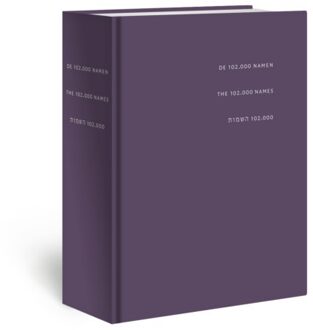 De 102.000 namen - Boek Herinnergscentrum Kamp Westerbork (9024419735)