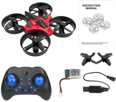 De 2.4G Mini Vier-As Vliegtuigen Een-Knop Terug Naar Headless Modus Kleine Afstandsbediening Vliegtuigen outdoor Fun & Sport Speelgoed rood