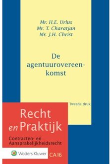 De agentuurovereenkomst - Boek Wolters Kluwer Nederland B.V. (9013145930)