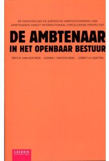 De ambtenaar in het openbaar bestuur - Boek Frits M. van der Meer (9087281587)
