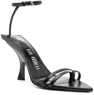 De Attico Ester Mismatch 95 sandalen Zwart