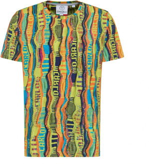 De Bellis Bedrukt T-Shirt Carlo Colucci , Multicolor , Heren - Xl,L,M,3Xl
