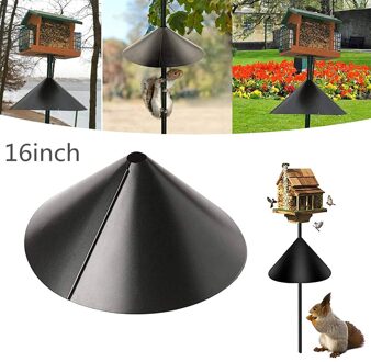 De Beschermende Apparaat Van De Opknoping Vogel Feeder Beschermende Baffle, gebruikt Om De Eekhoorn Baffle Van De Vogel Feeder 16nch