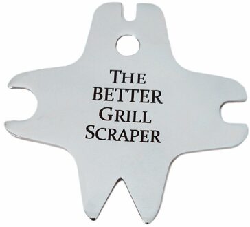 De Beter Grill Schraper Barbecue Schoonmaken Tool Rvs Cleaning Schraper Cleaner Blade Voor Cleaning Fornuis zilver