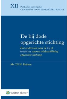 De bij dode opgerichte stichting