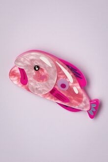 De blissful Blobfish broche Roze/Multicolour