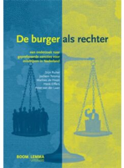 De burger als rechter - Boek Stijn Ruiter (9059317610)