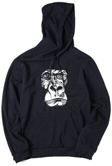De Coolmind Top Katoen Ruimte Cool Gorilla Print Mannen Hoodies Casual Katoen Big Size Losse Mannen Hoodies Met Hoed Xxl