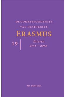 De correspondentie van Desiderius Erasmus deel 19