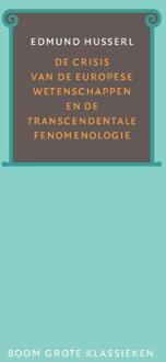 De crisis van de Europese wetenschappen en de transcendentale fenomenologie - Boek Edmund Husserl (9058755797)