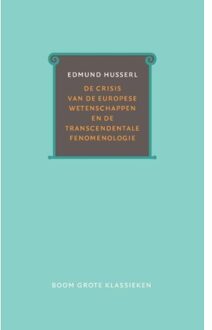 De crisis van de Europese wetenschappen en de transcendentale fenomenologie - Boek Edmund Husserl (9058755797)