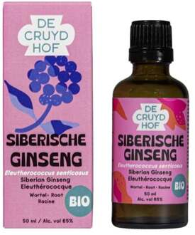 De Cruydhof Biologische Siberische ginseng - 50 ml