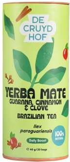 De Cruydhof Thee Yerba Maté/Guarana, Cinnamon & Clove - 20 zakjes